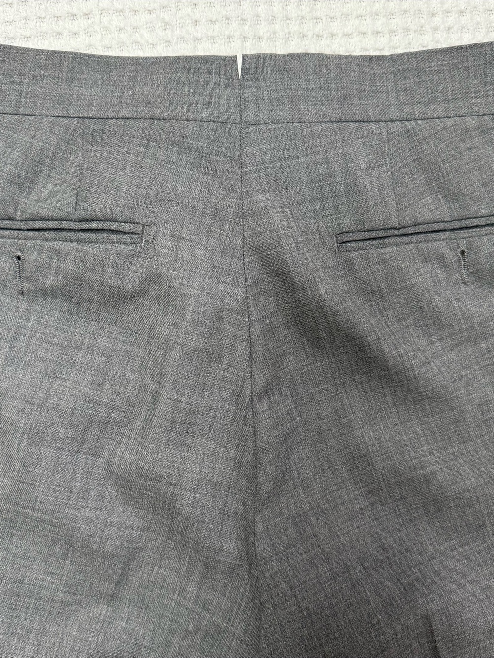 Men's Suit Supply Brentwood Charcoal Dress Trousers - Picture 7 of 7